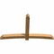 Ekena Millwork Bellingham Rough Sawn Timber Gable Bracket, Western Red Cedar, 96"W x 56"H x 6"D x 6"F, 14/12 Pitch GBW096X56X0606BEL00RWR - alternate 4